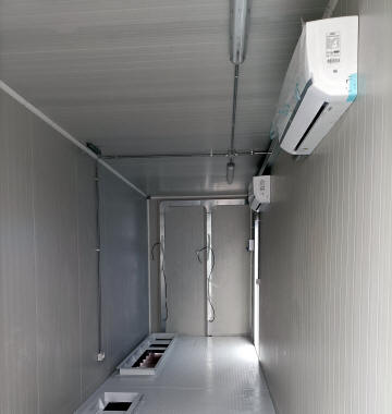 container shelter quadri elettrici interni